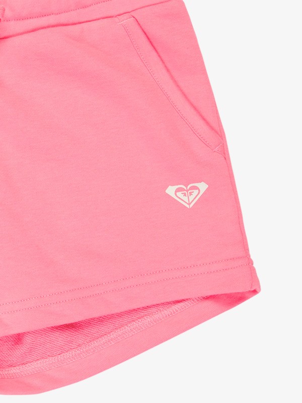 2 Surf Feeling Terry - Sweat Shorts for Girls 4-16 Pink ERGFB03331 Roxy