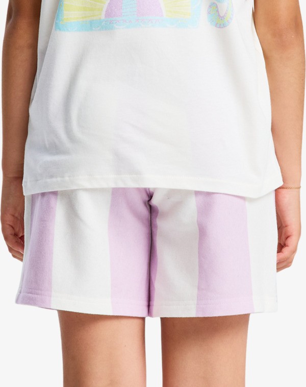 2 Little Things - Sweat Shorts for Girls 4-16 Purple ERGFB03342 Roxy