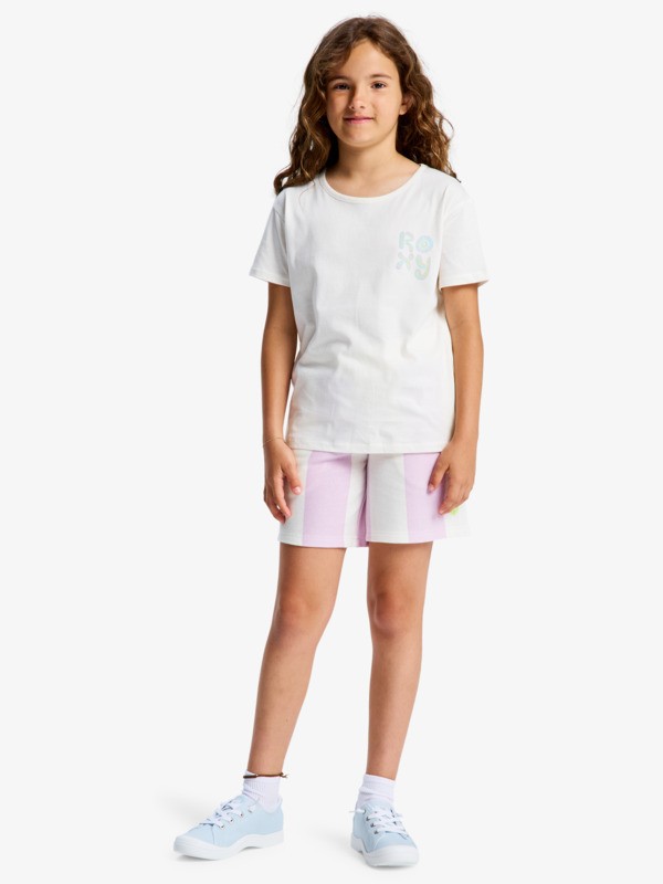 1 Little Things - Sweat Shorts for Girls 4-16 Purple ERGFB03342 Roxy