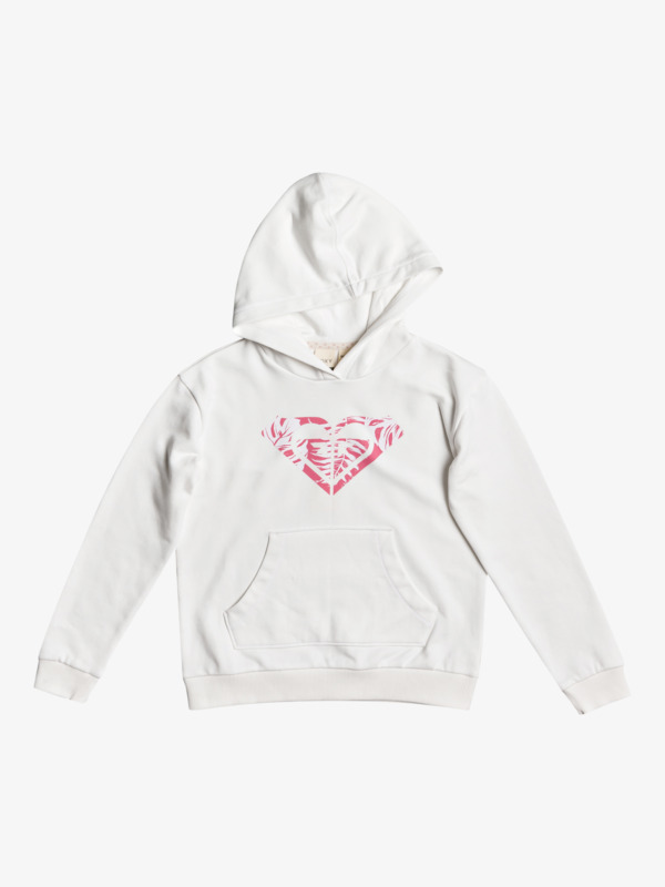 0 Indian Poem - Organic Hoodie for Girls 4-16 White ERGFT03615 Roxy