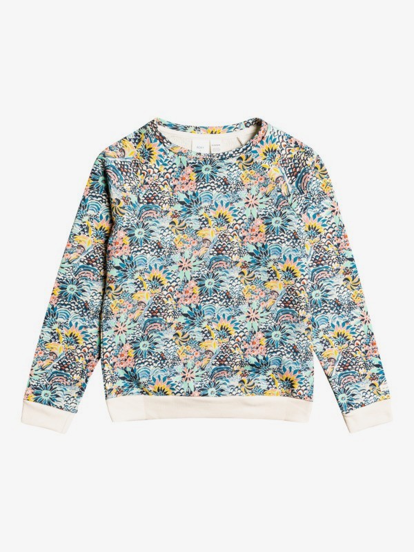 0 Marine Bloom Neck - Sweatshirt for Girls  ERGFT03629 Roxy