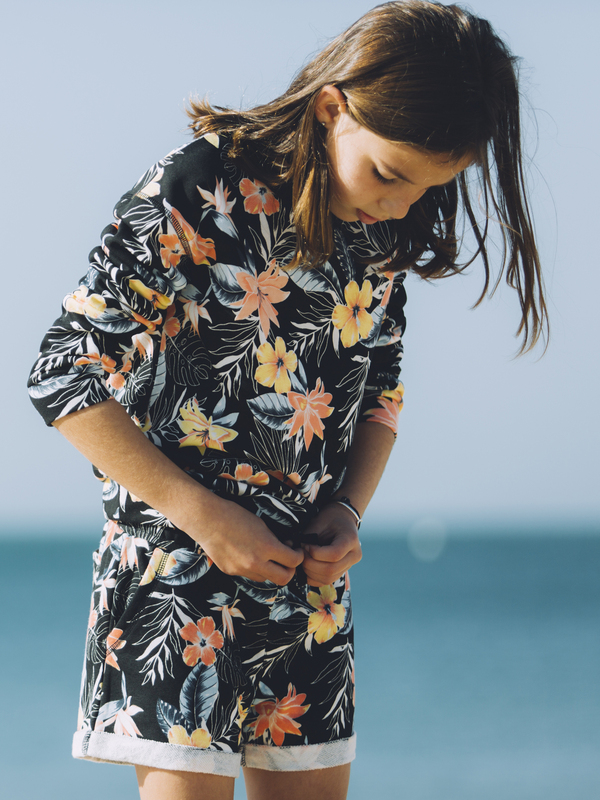 1 Off To The Beach - Sweat pour Fille 8-16 ans Noir ERGFT03698 Roxy