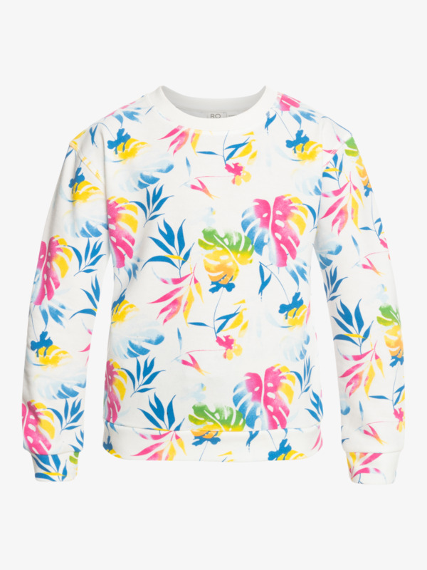0 Off To The Beach - Sweat pour Fille 8-16 ans Blanc ERGFT03698 Roxy