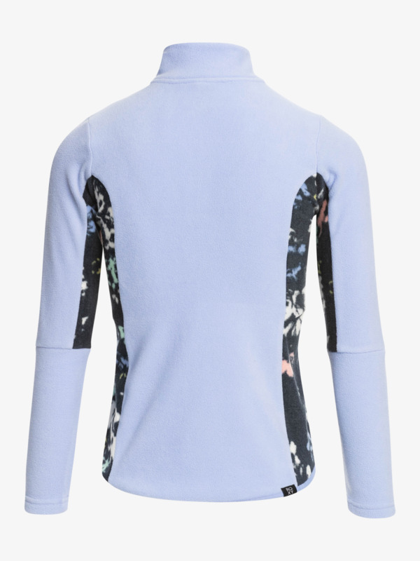 8 Sayna - Fleece met Halve Rits voor Meisjes Black ERGFT03756 Roxy