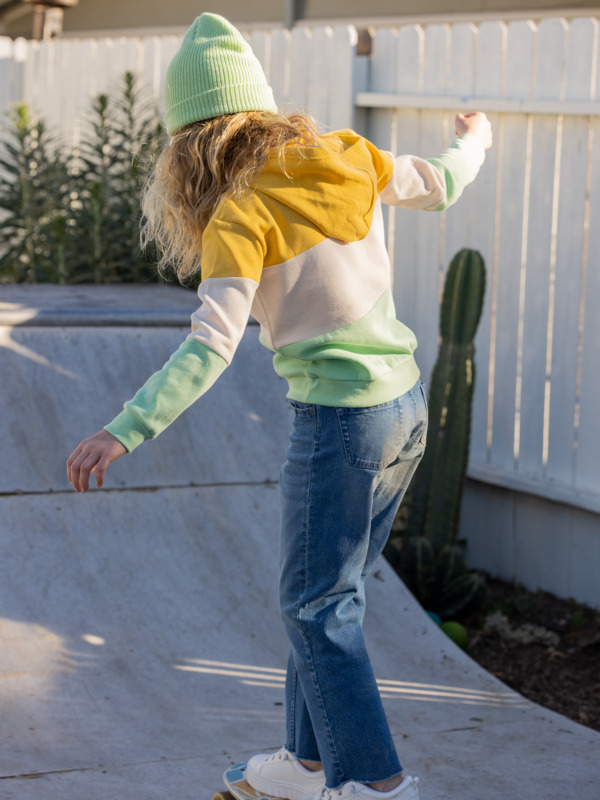 2 Down The River - Sudadera con Capucha para Chicas Verde ERGFT03761 Roxy