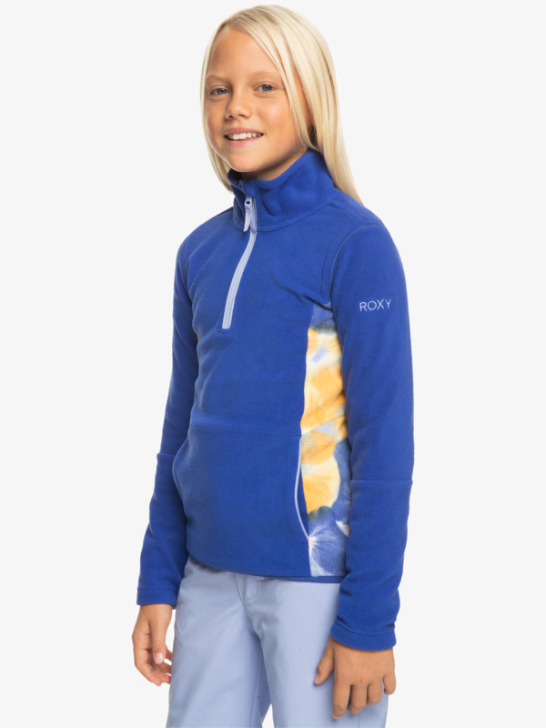 7 Sayna - Technical Half-Zip Fleece for Girls 8-16  ERGFT03837 Roxy