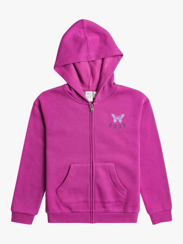 0 Wildest Dreams - Zip-Up Hoodie for Girls 4-16 Pink ERGFT03890 Roxy