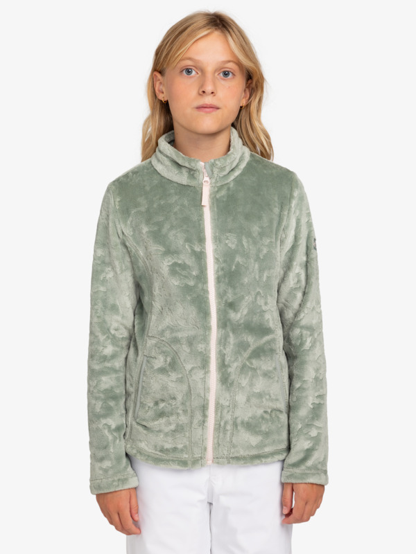 3 Igloo - Zip-Up Sweatshirt for Girls 8 - 16 Green ERGFT03943 Roxy