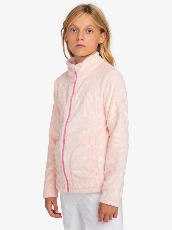 1 Igloo - Sweater met een Rits voor Meisjes 8-16 Pink ERGFT03943 Roxy