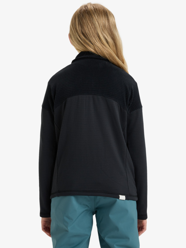 5 Sidley - Sweatshirt com fecho de correr para Raparigas 8 - 16 Preto ERGFT03944 Roxy