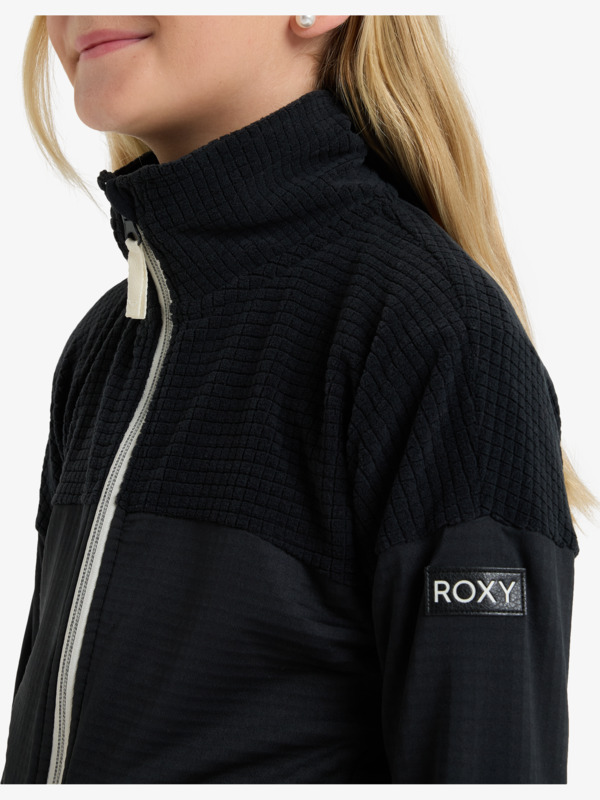 2 Sidley - Zip-Up Sweatshirt for Girls 8 - 16 Black ERGFT03944 Roxy