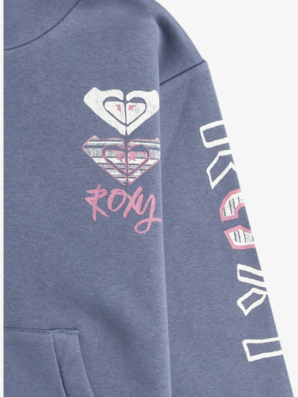 2 Surf Feeling - Sweat à capuche pour Filles 4-16 ans Bleu ERGFT03953 Roxy