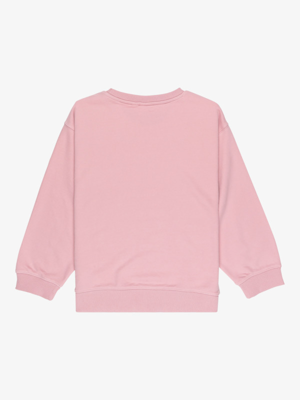 1 Morning - Sudadera de cuello redondo para Chicas (4 - 16 años) Rosa ERGFT03998 Roxy