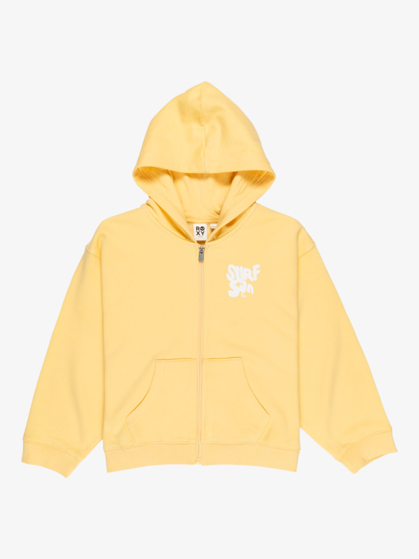 0 Midnight - Full Zip Hoodie for Girls 4 - 16 Orange ERGFT04005 Roxy