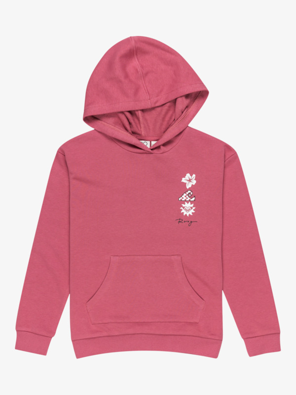 0 Surf Feeling - Pullover Hoodie for Girls 4 - 16 Pink ERGFT04007 Roxy