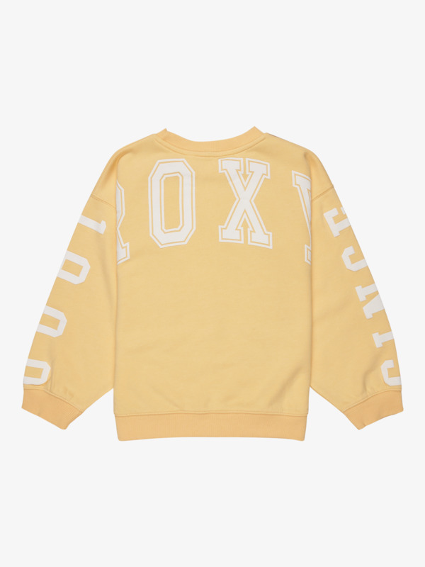 1 Sweet Baby - Crew Neck Sweatshirt for Girls 8 - 16 Orange ERGFT04009 Roxy