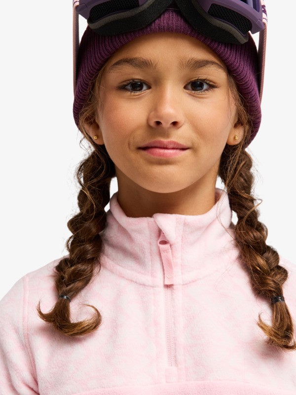 roxy, Alabama - Velo com botão de mola para raparigas 8-16, TRUE BLACK BIG FLOWER (kvj2) 5 Alabama - Velo com botão de mola para raparigas 8-16 Preto ERGFT04011 Roxy