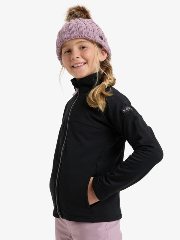 1 Sidley - Funktionelles Mid-Layer für Mädchen 8-16 Schwarz ERGFT04014 Roxy