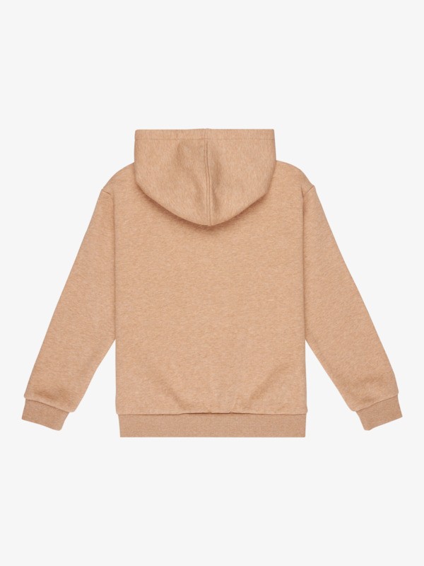 1 Surf Feeling Zipped Brushed - Pull zippé à capuche pour Fille 4-16 Marron ERGFT04020 Roxy