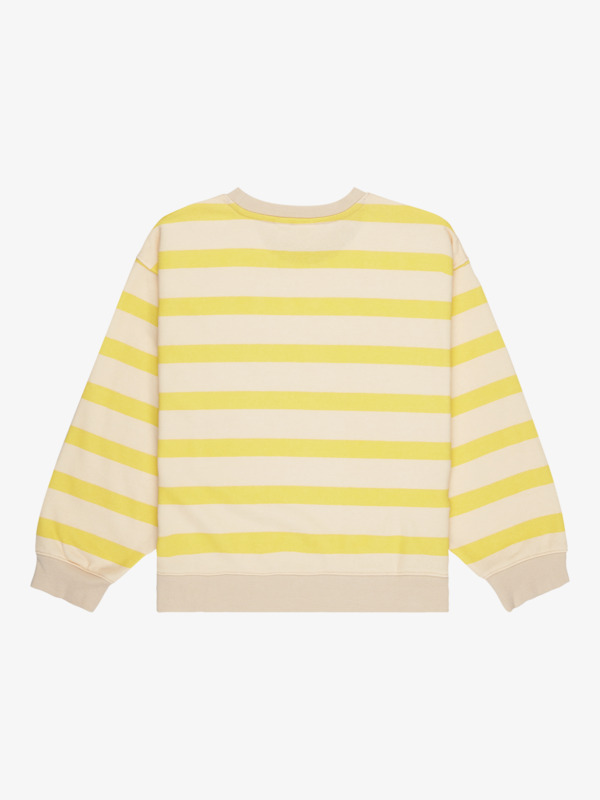 7 Little Things - Gestreepte sweater met relaxed fit voor Meisjes 4-16 Yellow ERGFT04023 Roxy