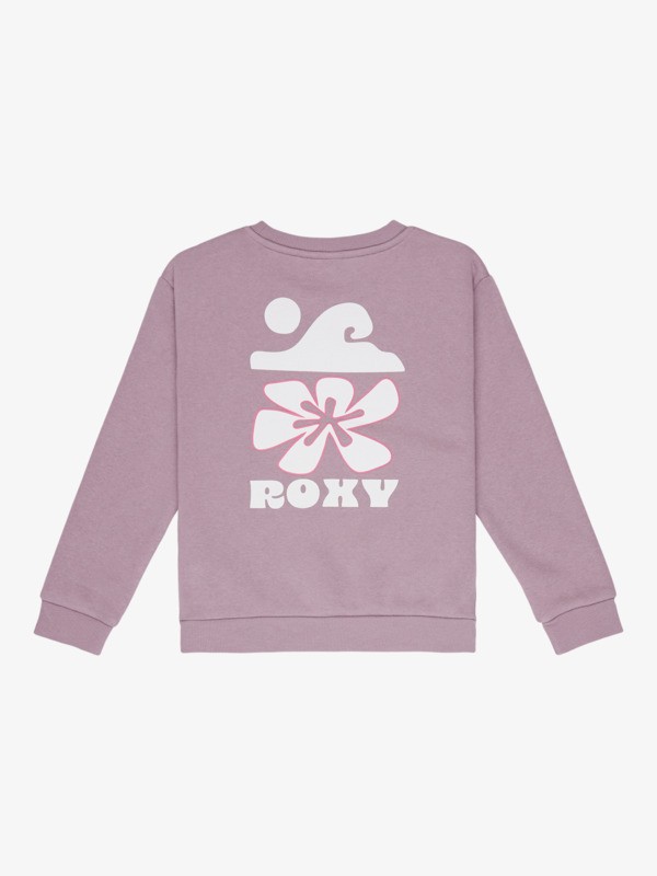1 Surf Feeling Brushed - Sweatshirt für Mädchen 4-16 Violett ERGFT04026 Roxy