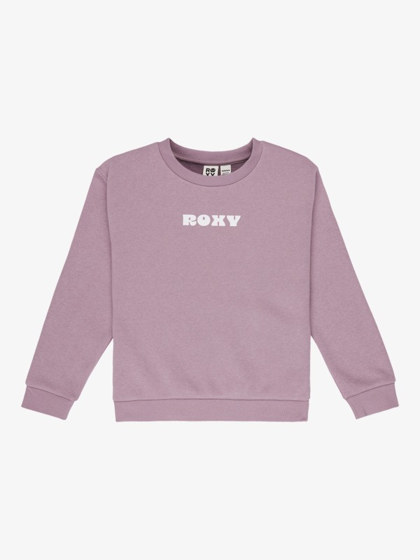 0 Surf Feeling Brushed - Sweatshirt für Mädchen 4-16 Violett ERGFT04026 Roxy