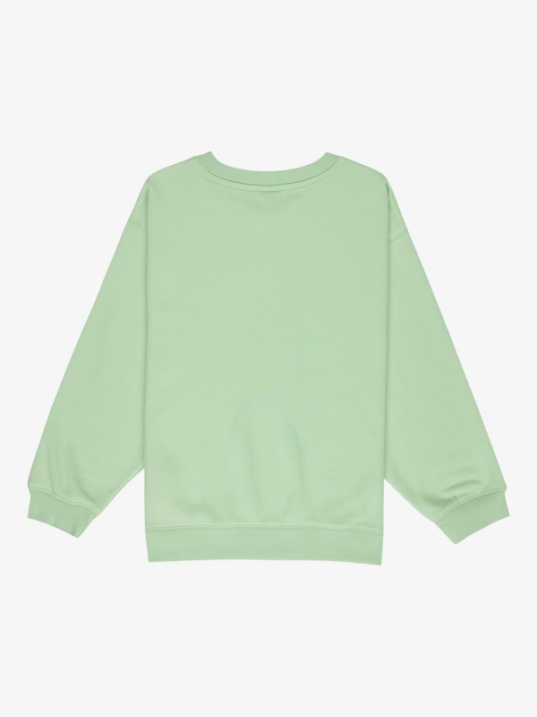 1 Morning Hike Brushed - Sweater met relaxed fit voor Meisjes 4-16 Green ERGFT04027 Roxy