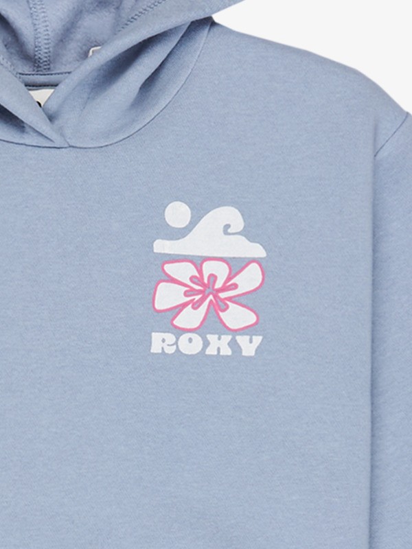 2 Surf Feeling Brushed - Hoodie for Girls 4-16 Blue ERGFT04028 Roxy