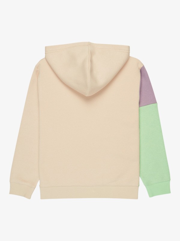 5 Remember The Name - Kapuzenpulli mit Colour Blocking für Mädchen 4-16 Beige ERGFT04032 Roxy