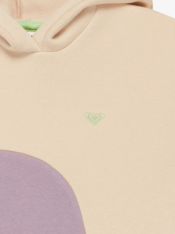 6 Remember The Name - Colour-Block Hoodie für Mädchen 4-16 Beige ERGFT04032 Roxy