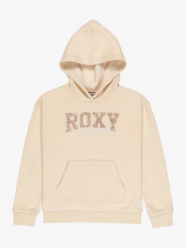 0 Surf Feeling Brushed Vt - Felpa con cappuccio a maniche lunghe da Ragazza 4-16 Beige ERGFT04033 Roxy