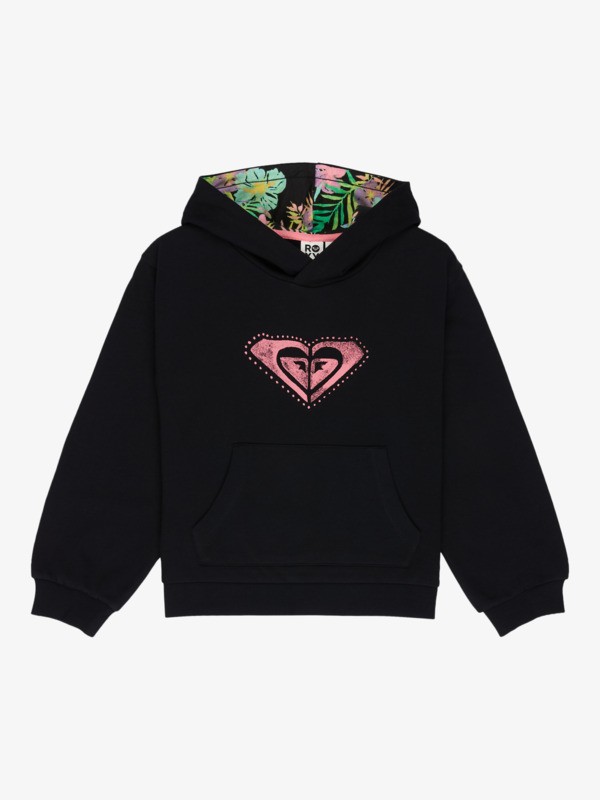 0 Hope You Trust 2 - Relaxed Fit Hoodie for Girls 4-16 Black ERGFT04040 Roxy