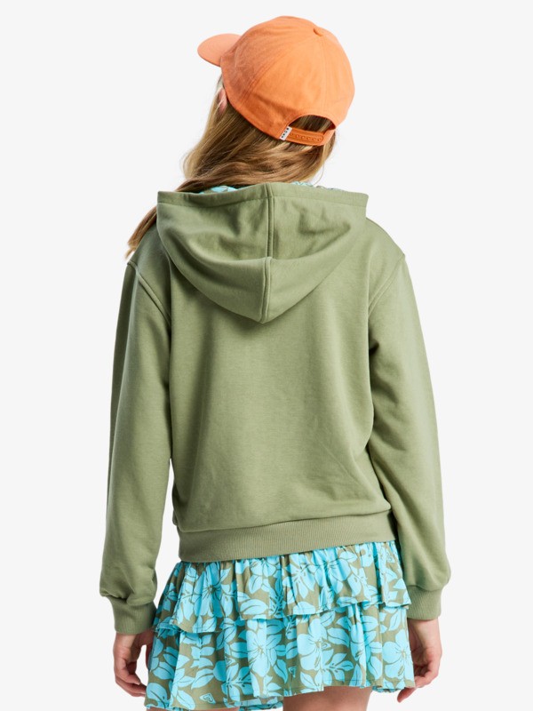 3 Hope You Trust 2 - Sweat à capuche Relaxed Fit pour Fille 4-16 Vert ERGFT04040 Roxy