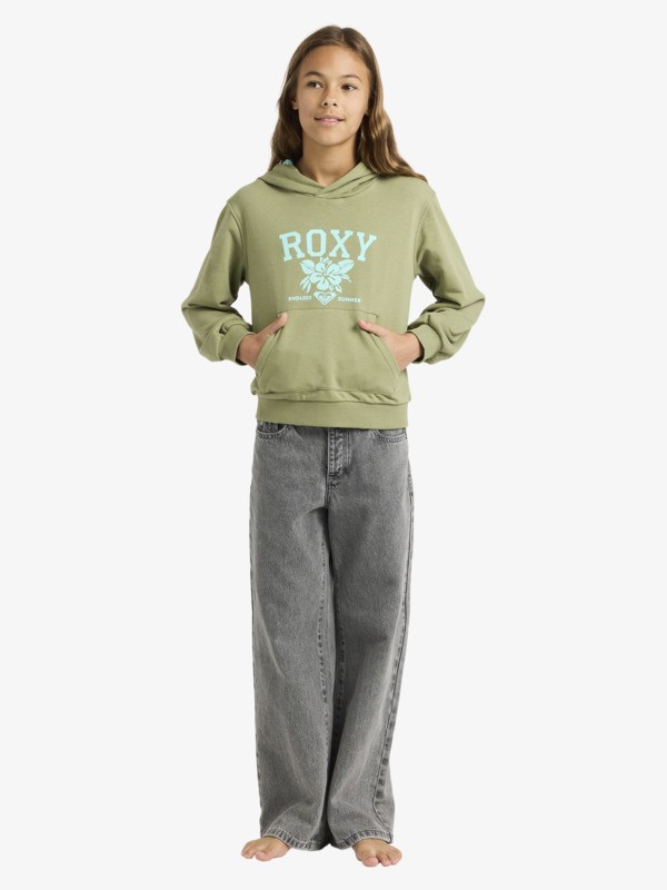 2 Hope You Trust 2 - Sweat à capuche Relaxed Fit pour Fille 4-16 Vert ERGFT04040 Roxy