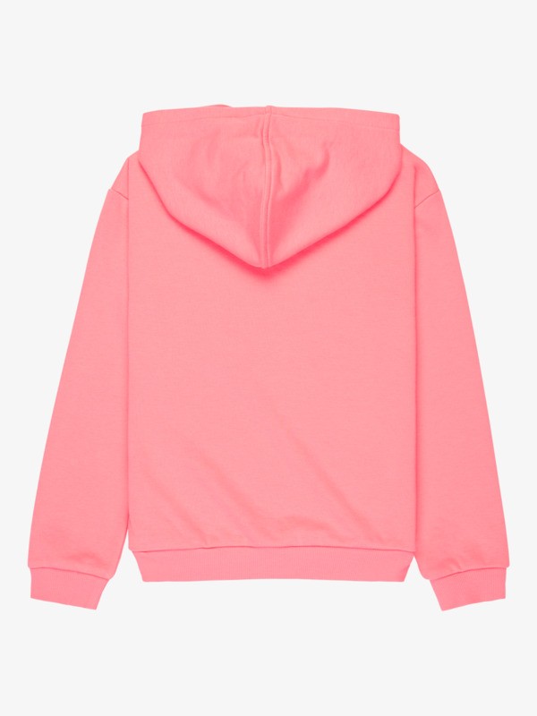 1 Surf Feeling Terry - Sweatshirt com capuz para Raparigas 4-16 Pink ERGFT04041 Roxy