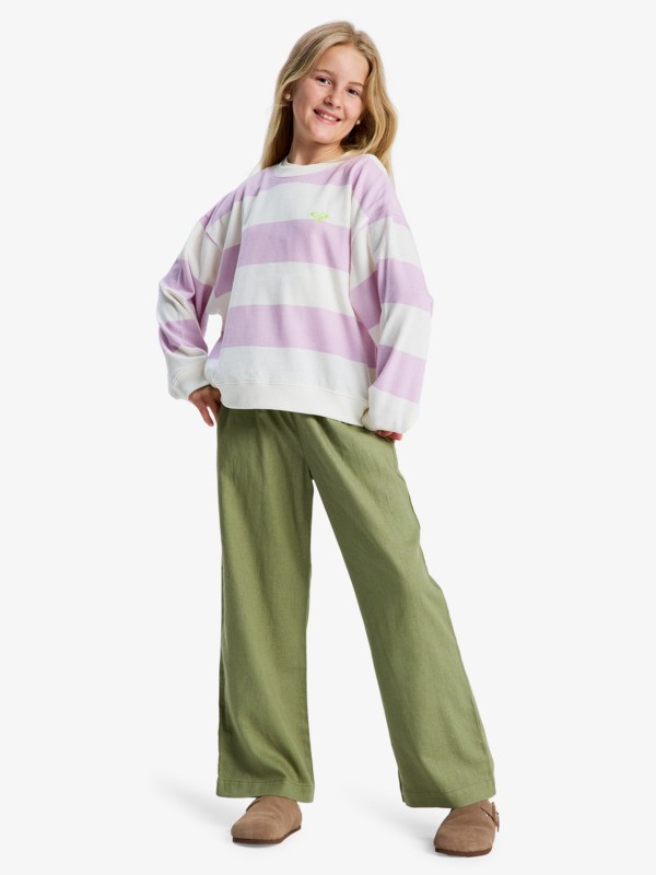 2 Little Things - Sweatshirt for Girls 4-16 Purple ERGFT04044 Roxy