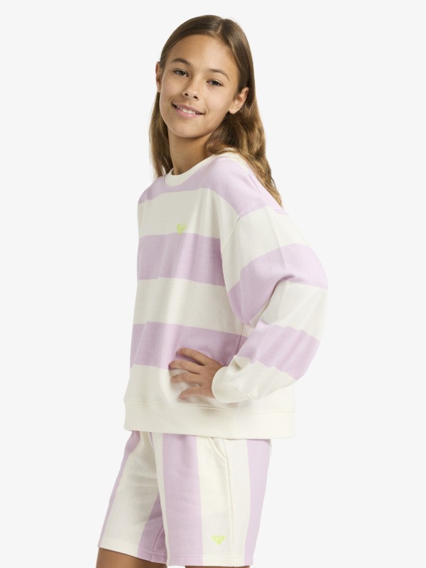 4 Little Things - Sweatshirt for Girls 4-16 Purple ERGFT04044 Roxy