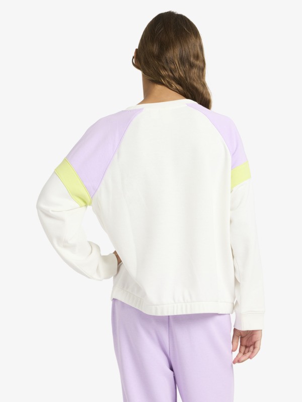 2 Swell Spirit - Sweat pour Fille 4-16 Blanc ERGFT04045 Roxy