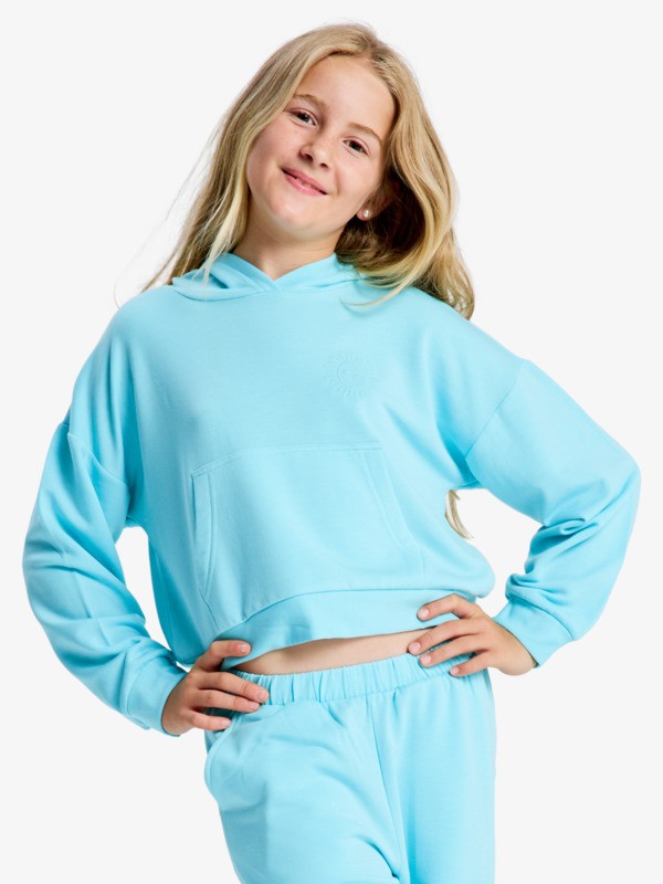0 Surfing By Daylight - Sweat à capuche pour Fille 4-16 Bleu ERGFT04046 Roxy