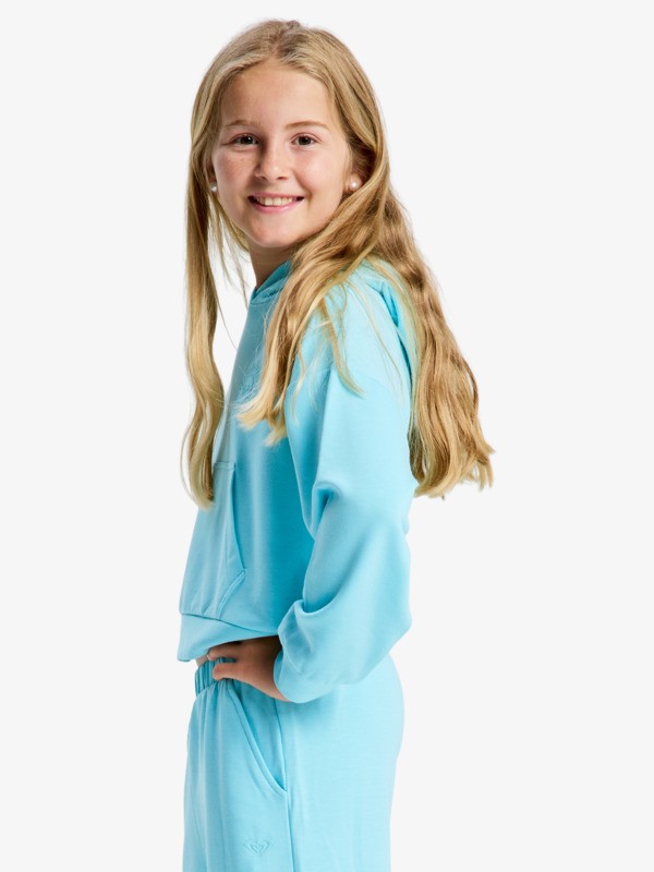 1 Surfing By Daylight - Sweat à capuche pour Fille 4-16 Bleu ERGFT04046 Roxy