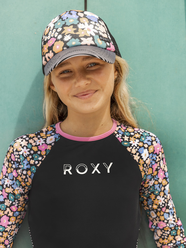 0 Honey Coconut - Casquette trucker pour Fille Noir ERGHA03277 Roxy