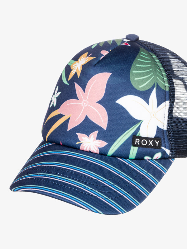 3 Honey Coconut - Boné Trucker para Raparigas Azul ERGHA03277 Roxy