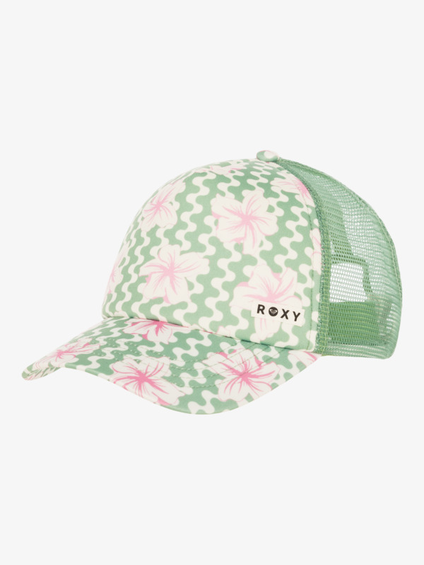 0 Honey Coconut - Casquette trucker pour Fille Vert ERGHA03349 Roxy