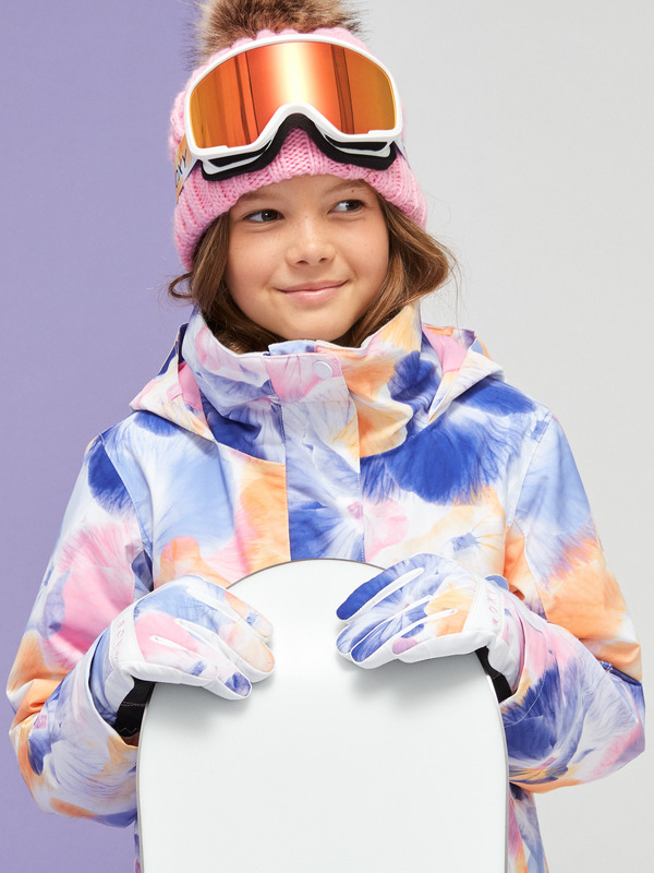 3 Roxy Jetty - Guanti tecnici da snowboard/sci da Ragazza 4-16  ERGHN03039 Roxy