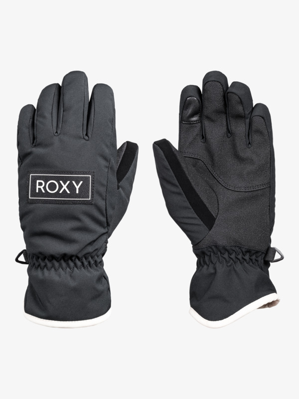 0 Freshfield - Gants isolants pour Fille Noir ERGHN03045 Roxy