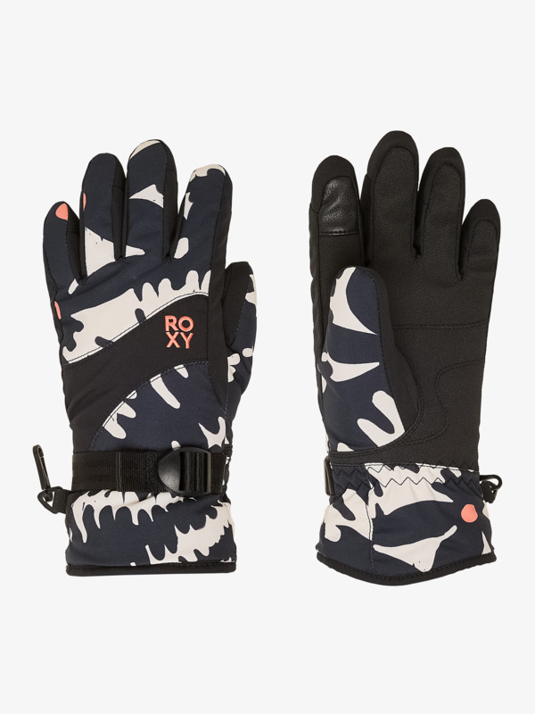 0 Roxy Jetty Girl - Guantes técnicos de snow para chicas Negro ERGHN03048 Roxy
