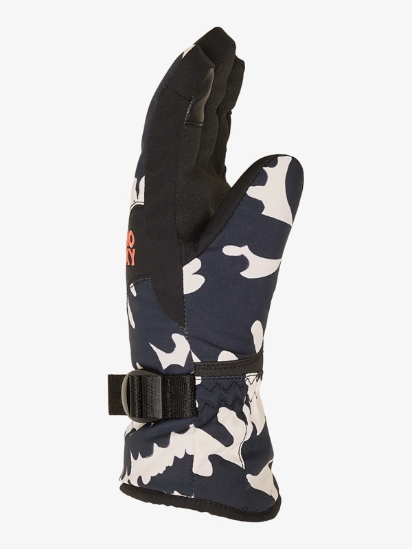 1 Roxy Jetty Girl - Guantes técnicos de snow para chicas Negro ERGHN03048 Roxy
