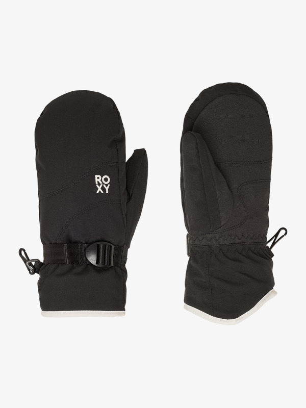 4 Roxy Jetty Girl Solid - Manoplas técnicas de snow para chicas Negro ERGHN03050 Roxy