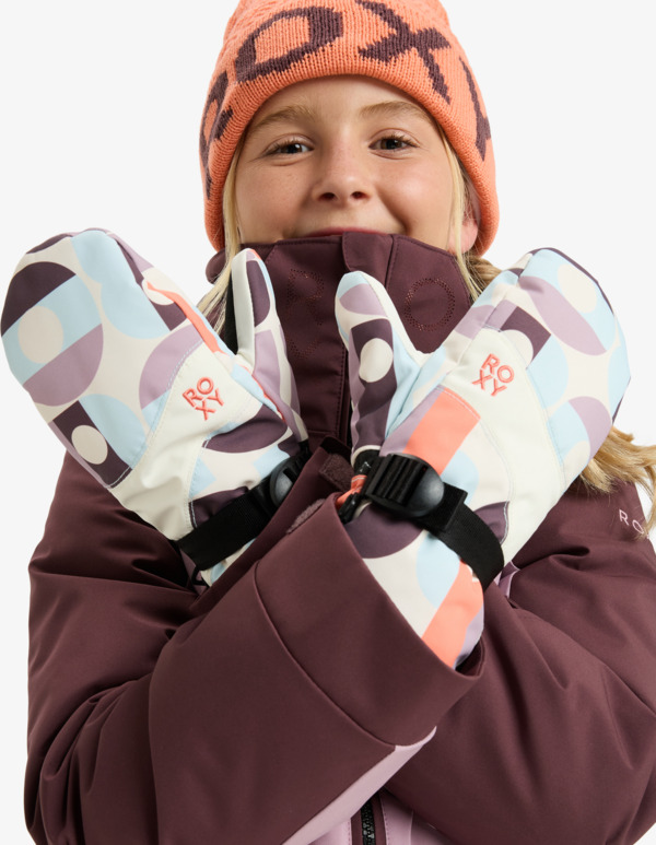 1 Roxy Jetty Girl - Technische snow-wanten voor Meisjes White ERGHN03051 Roxy