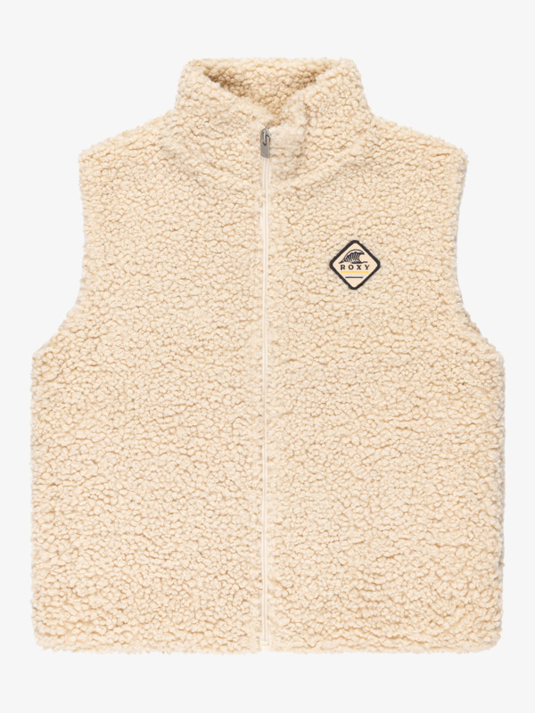 0 So Free So Young - Polar Vest for Girls 4 - 16 Beige ERGJK03132 Roxy